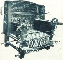 chaise &agrave; clous...